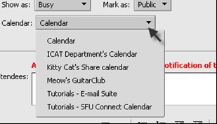 Default Calendar